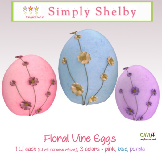 Simply Shelby Floral Vine Eggs