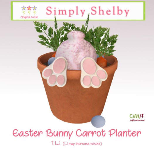Easter Bunny Carrot Planter box