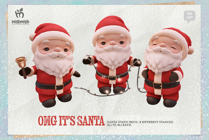 MishMish - Santa for deco [Boxed] (attach)