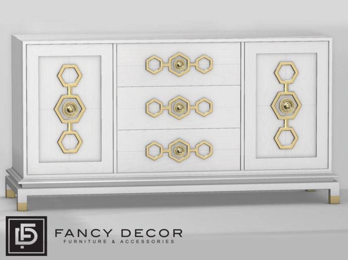 Fancy Decor: Thorne Console (white)