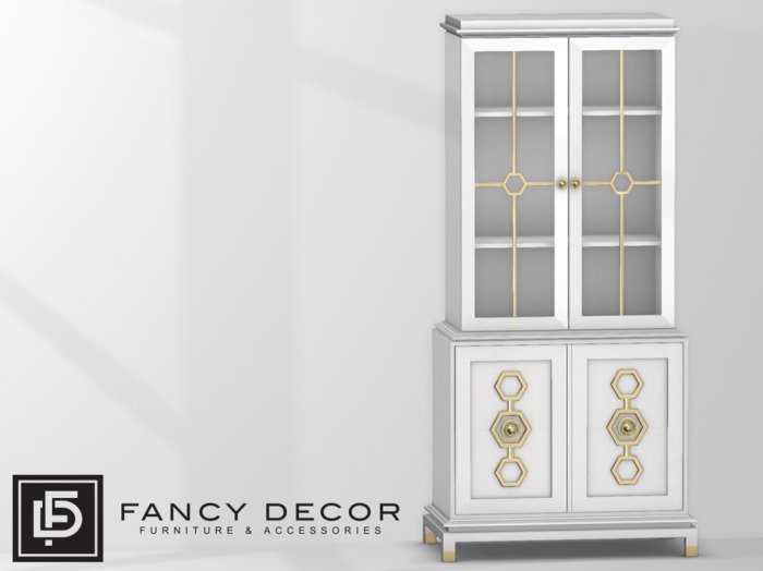 Fancy Decor: Thorne Cabinet (white)