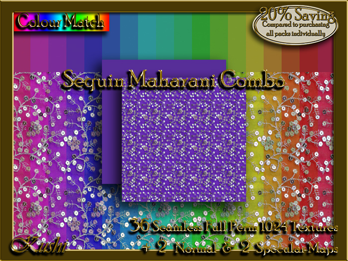 Sequin Maharani Combo Textures