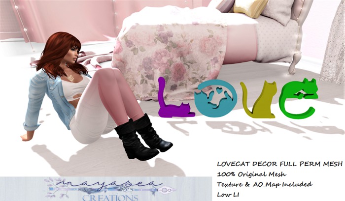 LOVECAT DECOR FULL PERM MESH BOX