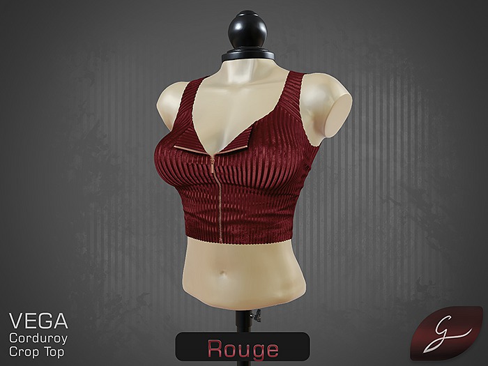 Gulabi [Vega] Corduroy Top - Rouge