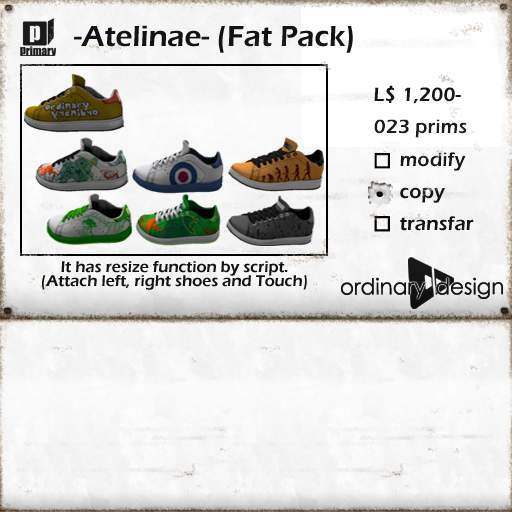 *ordinary* -Atelinae- (Fat Pack) 