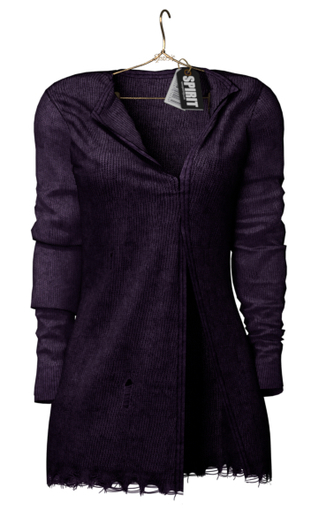 SPIRIT - Berry cardigan [PURPLE]