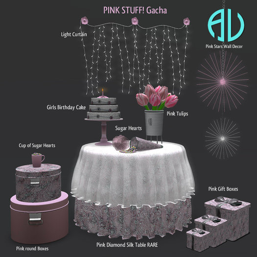 AV - PINK STUFF! Pink Gift Boxes