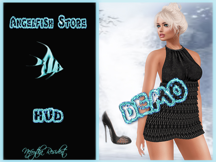 AngelFish Amanda Dress Ruffled Black Lace DEMO