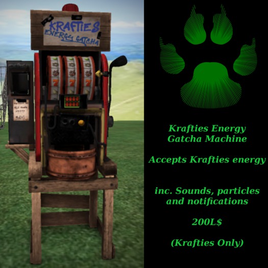 Krafties Energy Gatcha Machine