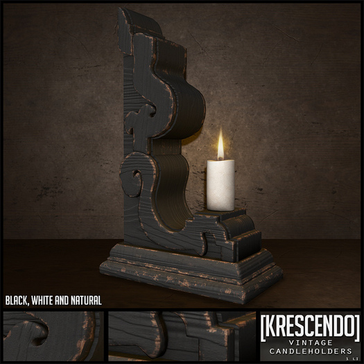 [Kres] Vintage Candleholders