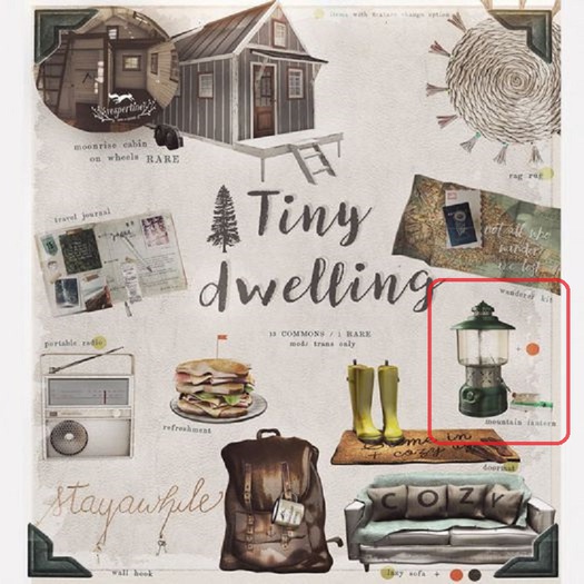 {vespertine}tiny dwelling - mountain lantern /green 9 2