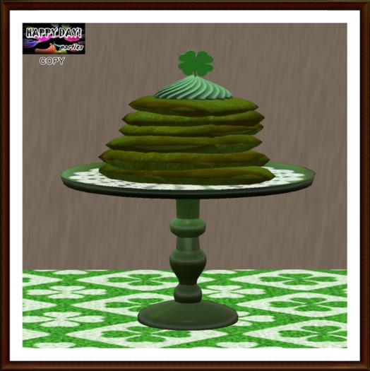 St Patrick - Decorative Green Pancakes