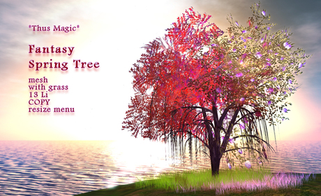 Second Life Marketplace - *Thus Magic*~ Fantasy Spring Tree