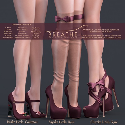 [BREATHE]-Ririko Heels-Maitreya-Pale Rose 3