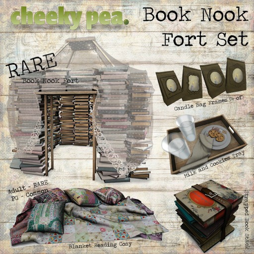 :CP: Book Nook Strapped Books