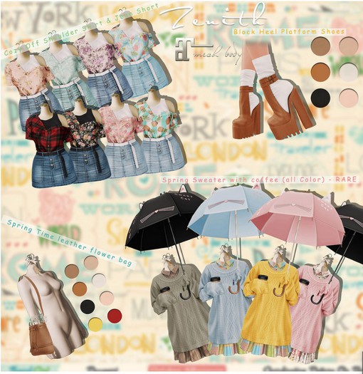 =Zenith=Cozy Off Shoulder Shirt & Jean Short A -Maitreya