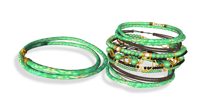 BOHO BANGLES & CHOKER