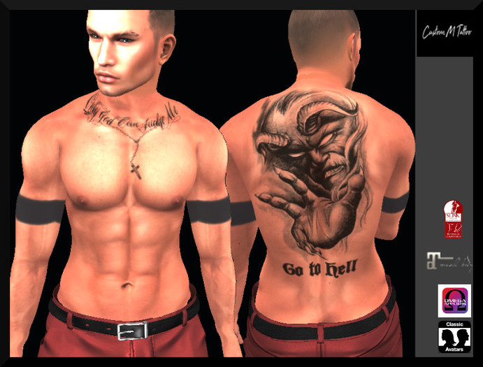 M19 go to hell Custom M tattoo