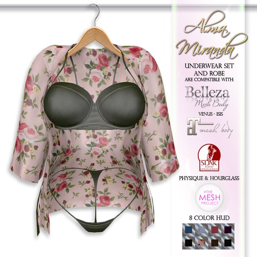 .: AlmaMiranda :. Underwear Set & Robe