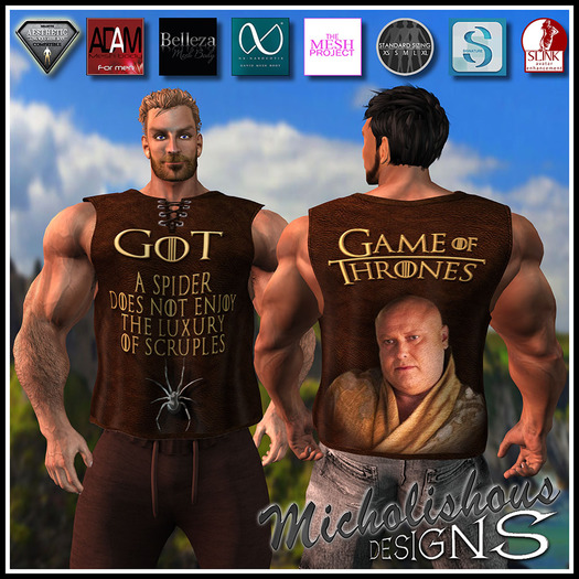 * Mikolishous Designs * AB Slvlss T-GOT-Brn-Varys