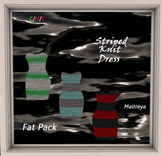 Fat Pack Striped Knit Dress