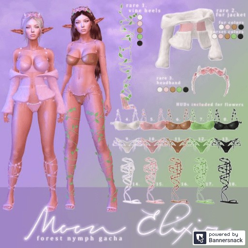 Moon Elixir - Forest Nymph - 17 - Maitreya - Green Sandals