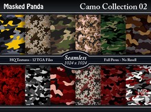 Masked Panda - Camo Textures 02 Seamless - Full Perm