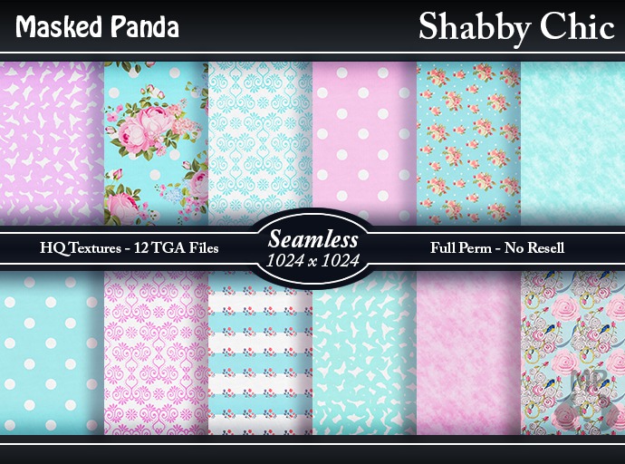 #07 Masked Panda - Shabby Chic