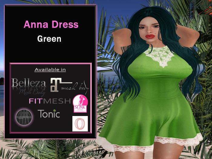 Anna Dress Green