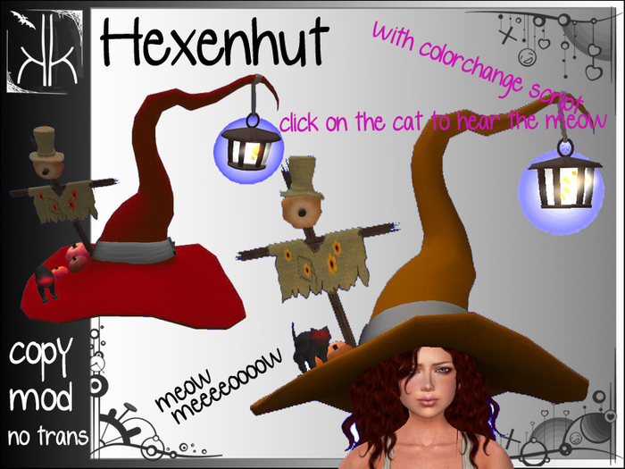 Hexenhut - Witch hat - Halloween