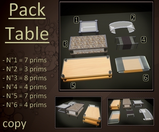 Pack Table n1 Design