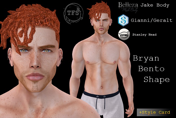 TFS - Bryan Bento Shape Catwa Head Stanley