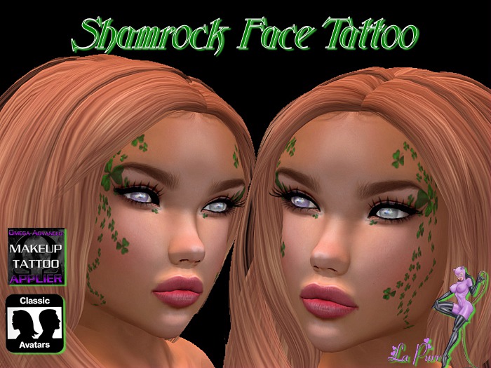 ShamRock Face Tattoo