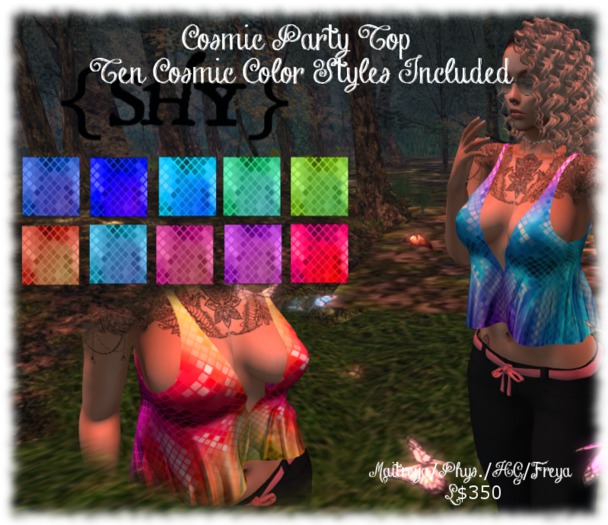 {SHY} Cosmic Party Top