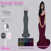 Brandy Gown With Hud Lace