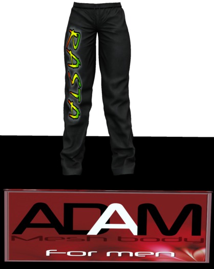 Second Life Marketplace - MERC - PANTS - RASTA - ADAM