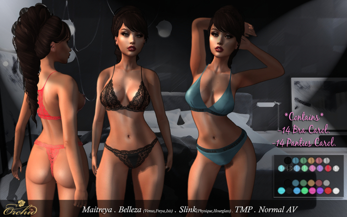 Lingerie Carol*ORCHID*(Wear me)