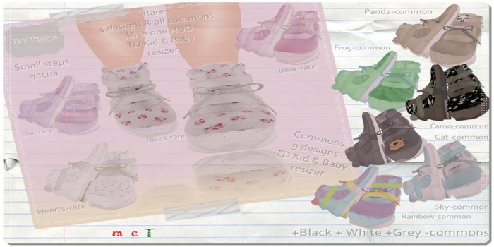 {T.T}Small steps TD SIZES ONLY GACHAS FATPACK  REZ to unpack