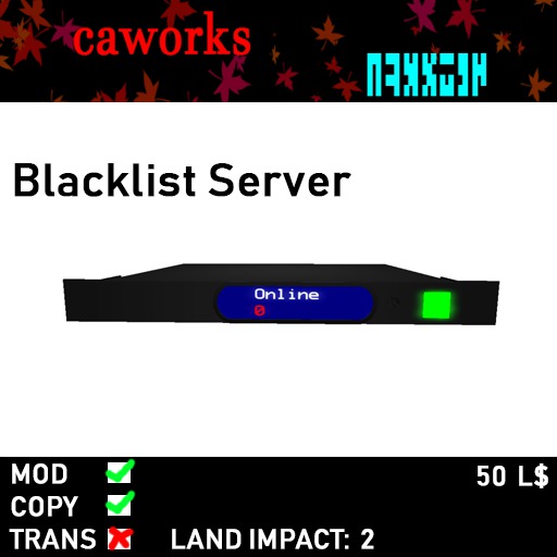 [caworks] Blacklist Server