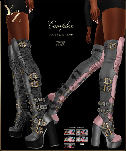YELIZ MESH "CompleX" BOOTS with HUD  -DEMO-