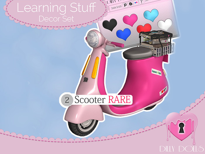 *DD* #2 Learning Stuff - Scooter (Rare)