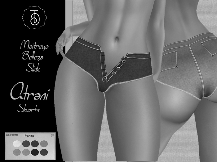D-Tori [DEMO] *Atrani* Open Front Short (M B S)