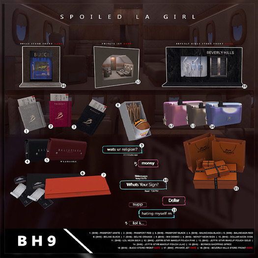 13. [BH9] - Jeffri Makeup Pouch Gold