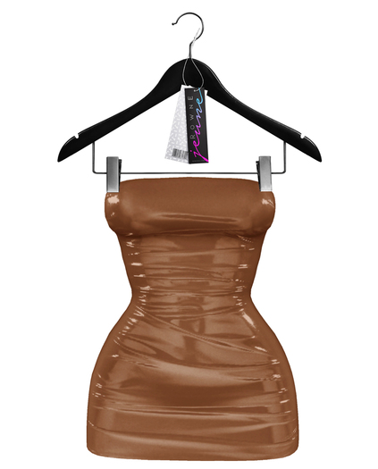 Jeune by Rowne.Slatter Vinyl Dress - Camel