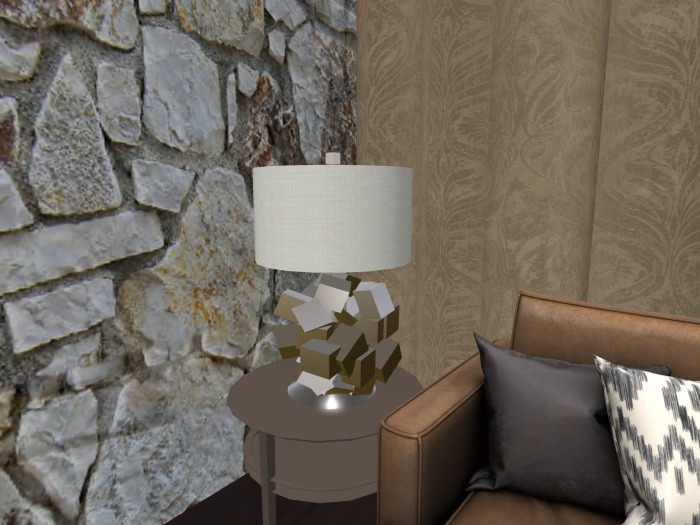 [IMPRESS] Cubist table lamp - gold