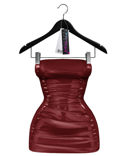 Jeune by Rowne.Slatter Vinyl Dress - Red