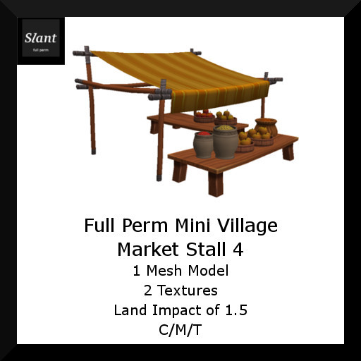 Mini Village Market Stall 4