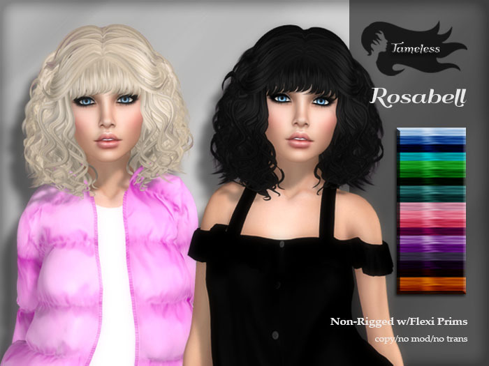 Second Life Marketplace - Tameless Hair Rosabell - Fantasy