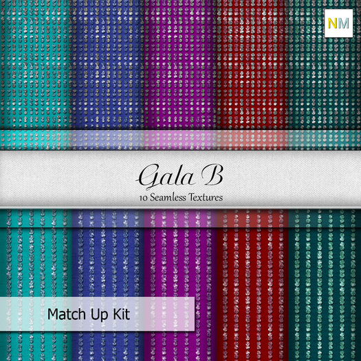 Gala B MatchUp Kit 10 Seamless Fabric Textures NM