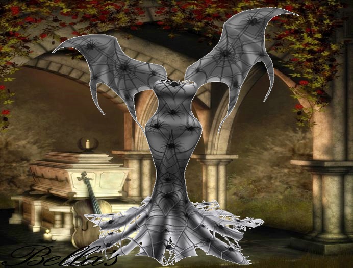 Bella-Vampire Dress-Silver